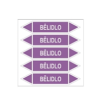 Značení potrubí, bělidlo